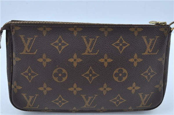 Authentic Louis Vuitton Monogram Pochette Accessoires Pouch M51980 LV Junk J2466