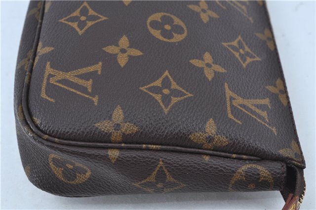 Authentic Louis Vuitton Monogram Pochette Accessoires Pouch M51980 LV Junk J2466