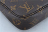 Authentic Louis Vuitton Monogram Pochette Accessoires Pouch M51980 LV Junk J2466