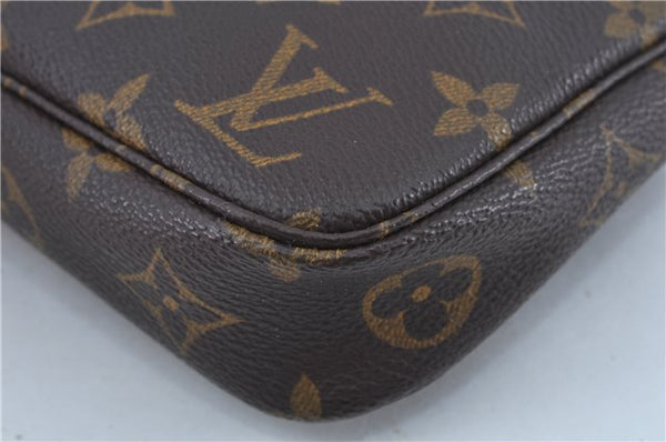 Authentic Louis Vuitton Monogram Pochette Accessoires Pouch M51980 LV Junk J2466