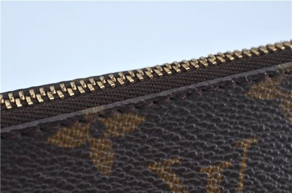 Authentic Louis Vuitton Monogram Pochette Accessoires Pouch M51980 LV Junk J2466