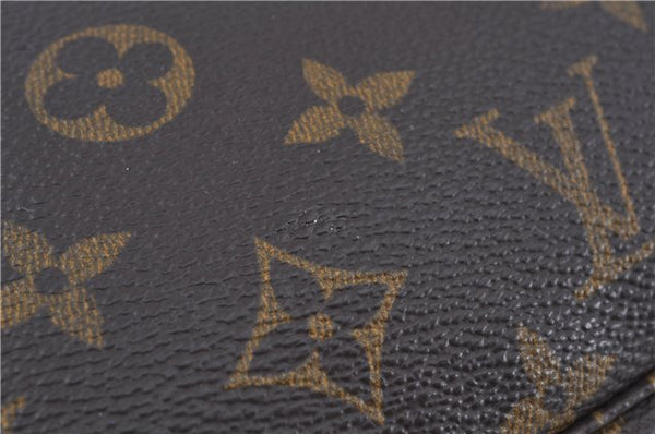 Authentic Louis Vuitton Monogram Pochette Accessoires Pouch M51980 LV Junk J2466