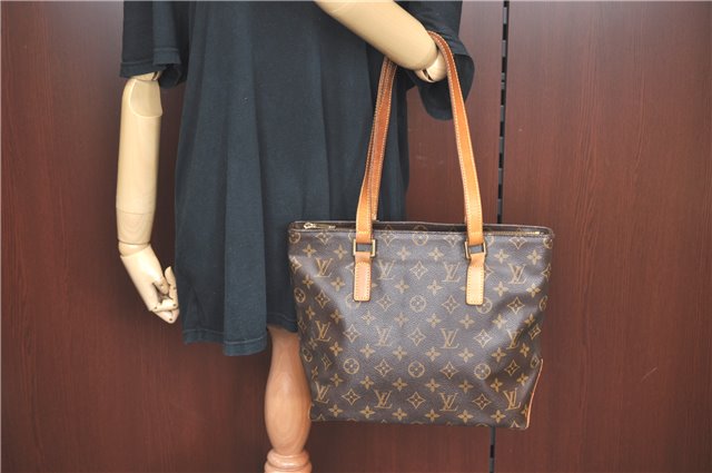 Authentic Louis Vuitton Monogram Cabas Piano Tote Bag M51148 LV J2470