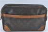 Authentic Louis Vuitton Monogram Compiegne 28 Clutch Hand Bag M51845 LV J2471