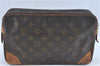 Authentic Louis Vuitton Monogram Compiegne 28 Clutch Hand Bag M51845 LV J2471