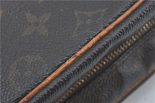 Authentic Louis Vuitton Monogram Compiegne 28 Clutch Hand Bag M51845 LV J2471