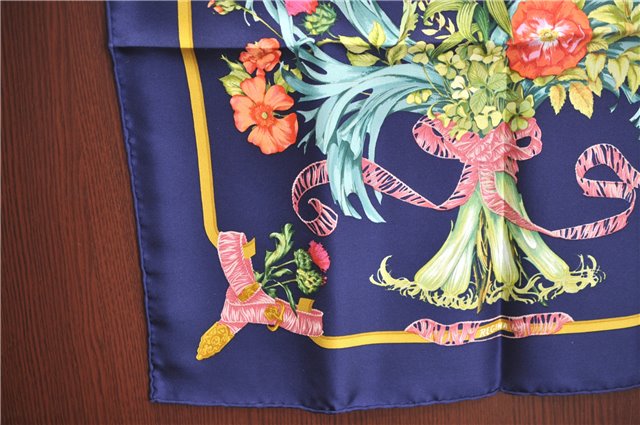 Authentic HERMES Petit Carre 40 Scarf Handkerchief 