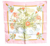 Authentic HERMES Petit Carre 40 Scarf Handkerchief "REGINA " Silk Pink J2475