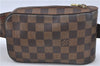 Authentic Louis Vuitton Damier Geronimos Waist Body Bag N51994 LV J2476