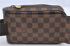 Authentic Louis Vuitton Damier Geronimos Waist Body Bag N51994 LV J2476
