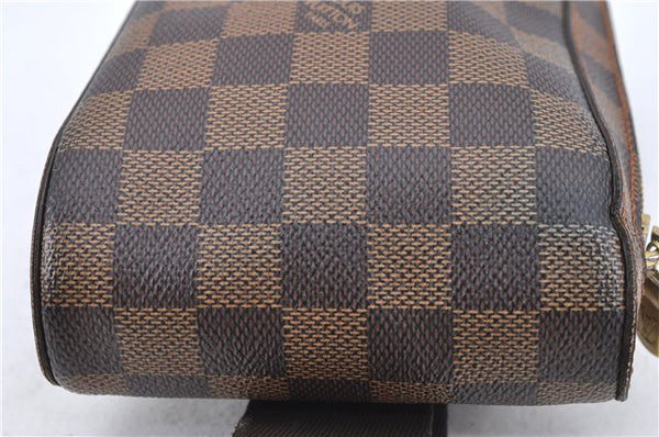 Authentic Louis Vuitton Damier Geronimos Waist Body Bag N51994 LV J2476