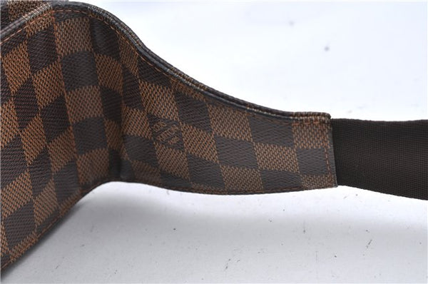Authentic Louis Vuitton Damier Geronimos Waist Body Bag N51994 LV J2476