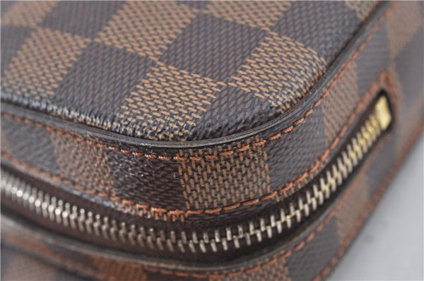 Authentic Louis Vuitton Damier Geronimos Waist Body Bag N51994 LV J2476