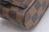 Authentic Louis Vuitton Damier Geronimos Waist Body Bag N51994 LV J2476