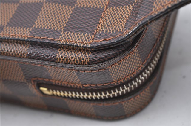 Authentic Louis Vuitton Damier Geronimos Waist Body Bag N51994 LV J2476