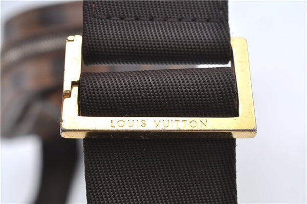 Authentic Louis Vuitton Damier Geronimos Waist Body Bag N51994 LV J2476