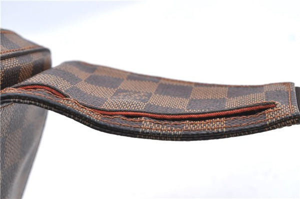 Authentic Louis Vuitton Damier Geronimos Waist Body Bag N51994 LV J2476