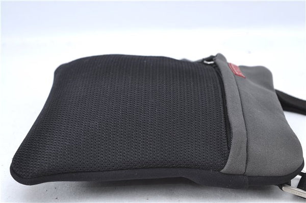 Authentic PRADA Sports Polyester Shoulder Cross Body Bag Purse Black J2479