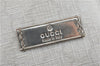Authentic GUCCI Shoulder Tote Bag Purse GG PVC Leather 139896 White Silver J2490