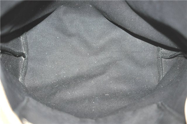 Authentic GUCCI Shoulder Tote Bag Purse GG PVC Leather 139896 White Silver J2490