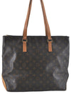 Authentic Louis Vuitton Monogram Cabas Mezzo Tote Bag M51151 LV J2495