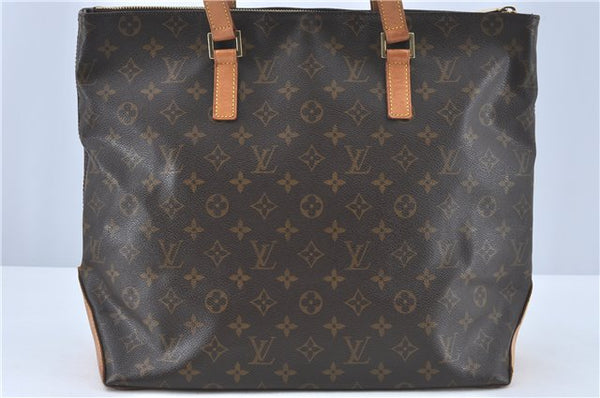 Authentic Louis Vuitton Monogram Cabas Mezzo Tote Bag M51151 LV J2495
