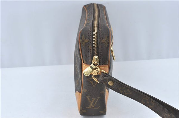 Authentic Louis Vuitton Monogram Marly Dragonne GM M51825 Clutch Hand Bag J2497