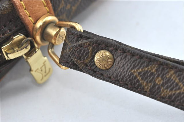 Authentic Louis Vuitton Monogram Marly Dragonne GM M51825 Clutch Hand Bag J2497
