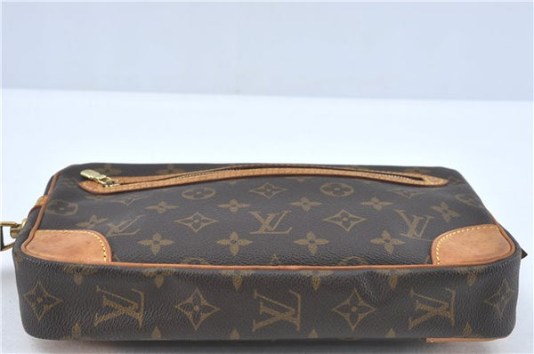 Authentic Louis Vuitton Monogram Marly Dragonne GM M51825 Clutch Hand Bag J2497