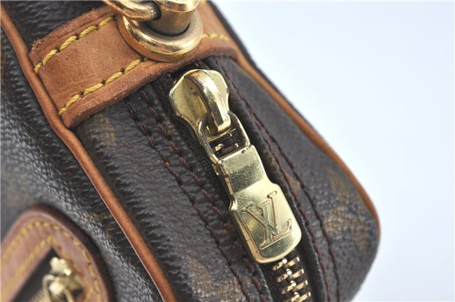 Authentic Louis Vuitton Monogram Marly Dragonne GM M51825 Clutch Hand Bag J2497