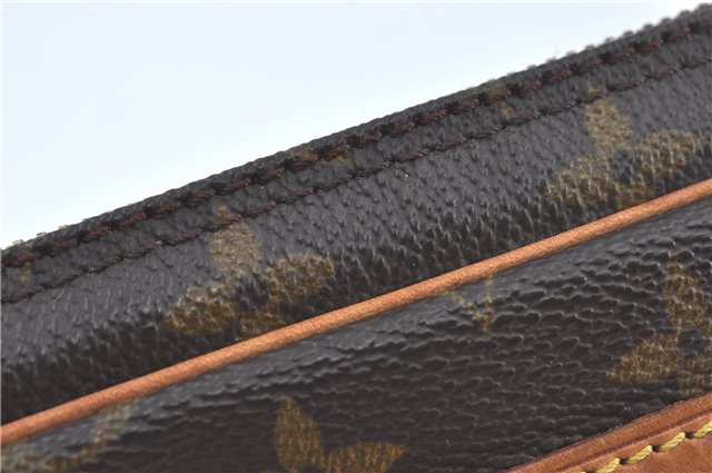 Authentic Louis Vuitton Monogram Marly Dragonne GM M51825 Clutch Hand Bag J2497