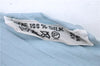 Authentic HERMES Pleats Scarf "l’ARBRE de SOiE" Silk Light Blue Box J2515