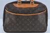 Authentic Louis Vuitton Monogram Deauville Hand Bag M47270 LV J2520