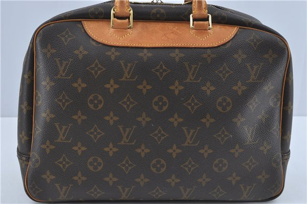 Authentic Louis Vuitton Monogram Deauville Hand Bag M47270 LV J2520