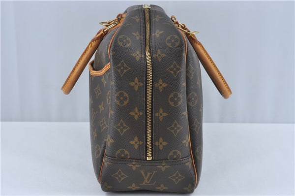 Authentic Louis Vuitton Monogram Deauville Hand Bag M47270 LV J2520