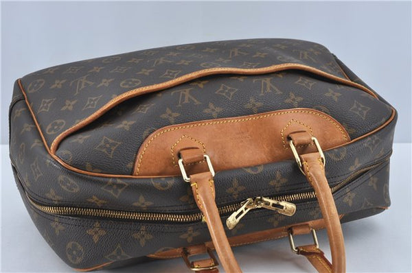 Authentic Louis Vuitton Monogram Deauville Hand Bag M47270 LV J2520