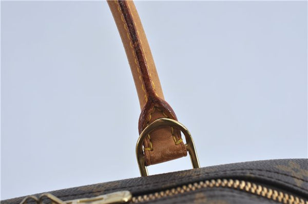 Authentic Louis Vuitton Monogram Deauville Hand Bag M47270 LV J2520