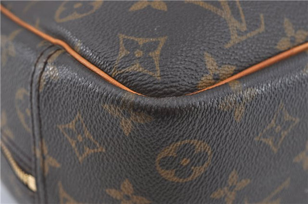 Authentic Louis Vuitton Monogram Deauville Hand Bag M47270 LV J2520