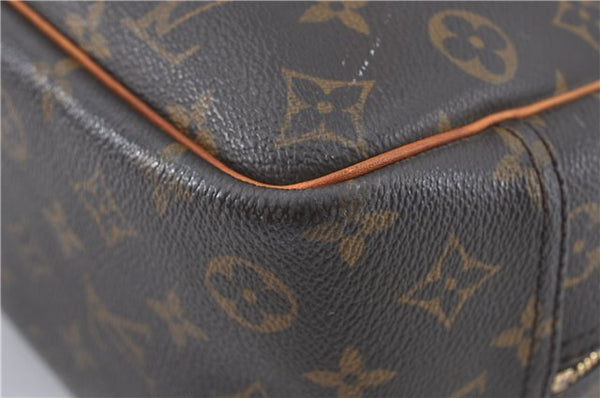 Authentic Louis Vuitton Monogram Deauville Hand Bag M47270 LV J2520