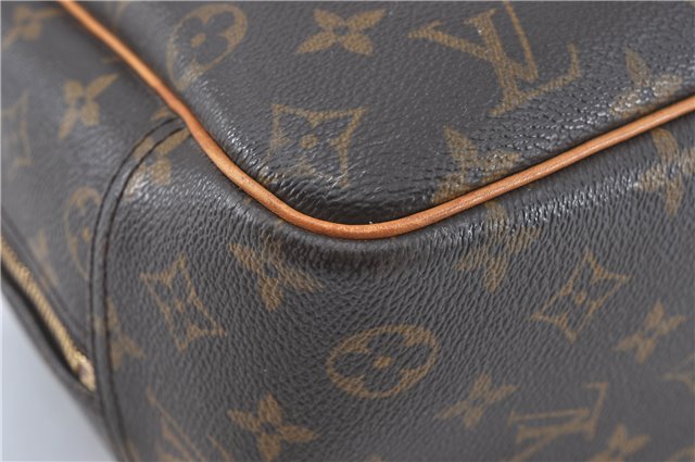 Authentic Louis Vuitton Monogram Deauville Hand Bag M47270 LV J2520