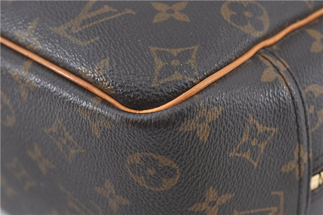 Authentic Louis Vuitton Monogram Deauville Hand Bag M47270 LV J2520