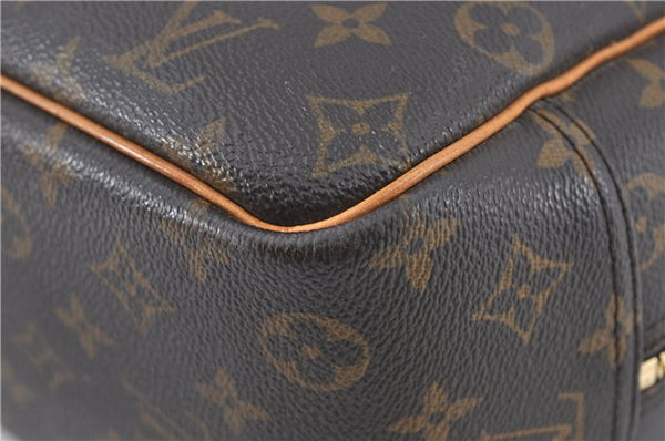 Authentic Louis Vuitton Monogram Deauville Hand Bag M47270 LV J2520