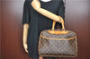 Authentic Louis Vuitton Monogram Deauville Hand Bag M47270 LV J2520
