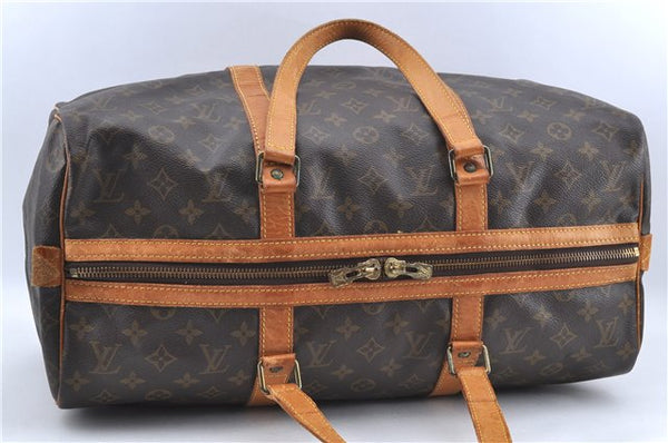 Authentic Louis Vuitton Monogram Sac Souple 45 Hand Boston Bag M41624 LV J2537