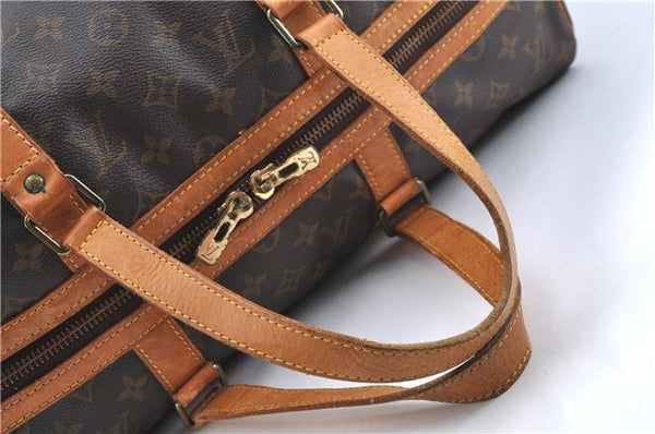 Authentic Louis Vuitton Monogram Sac Souple 45 Hand Boston Bag M41624 LV J2537