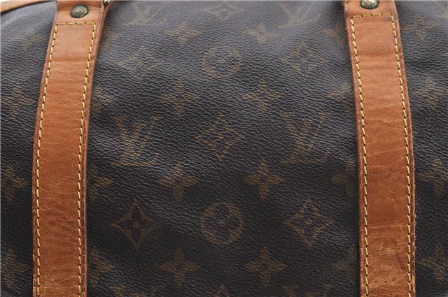 Authentic Louis Vuitton Monogram Sac Souple 45 Hand Boston Bag M41624 LV J2537