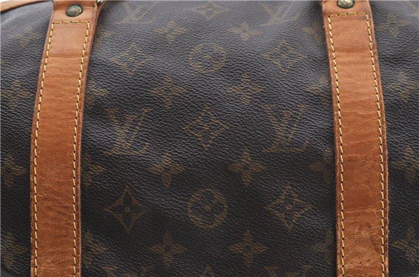 Authentic Louis Vuitton Monogram Sac Souple 45 Hand Boston Bag M41624 LV J2537