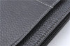 Authentic BURBERRY Vintage Leather Clutch Bag Purse Black J2539