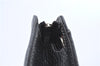 Authentic BURBERRY Vintage Leather Clutch Bag Purse Black J2539