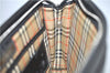Authentic BURBERRY Vintage Leather Clutch Bag Purse Black J2539